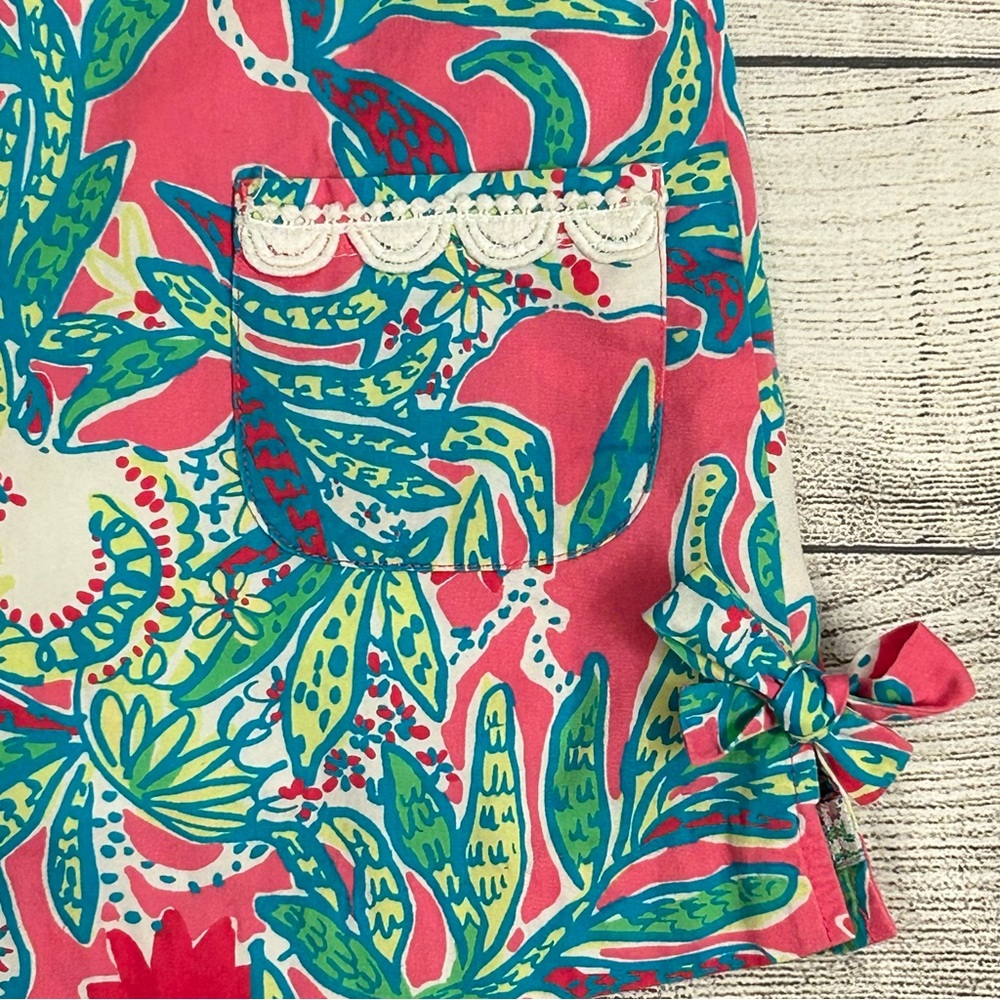 Lilly Pulitzer floral dress size 4 girls - Picture 2 of 7